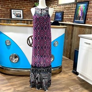 Colorful Boho Maxi Dress, small
